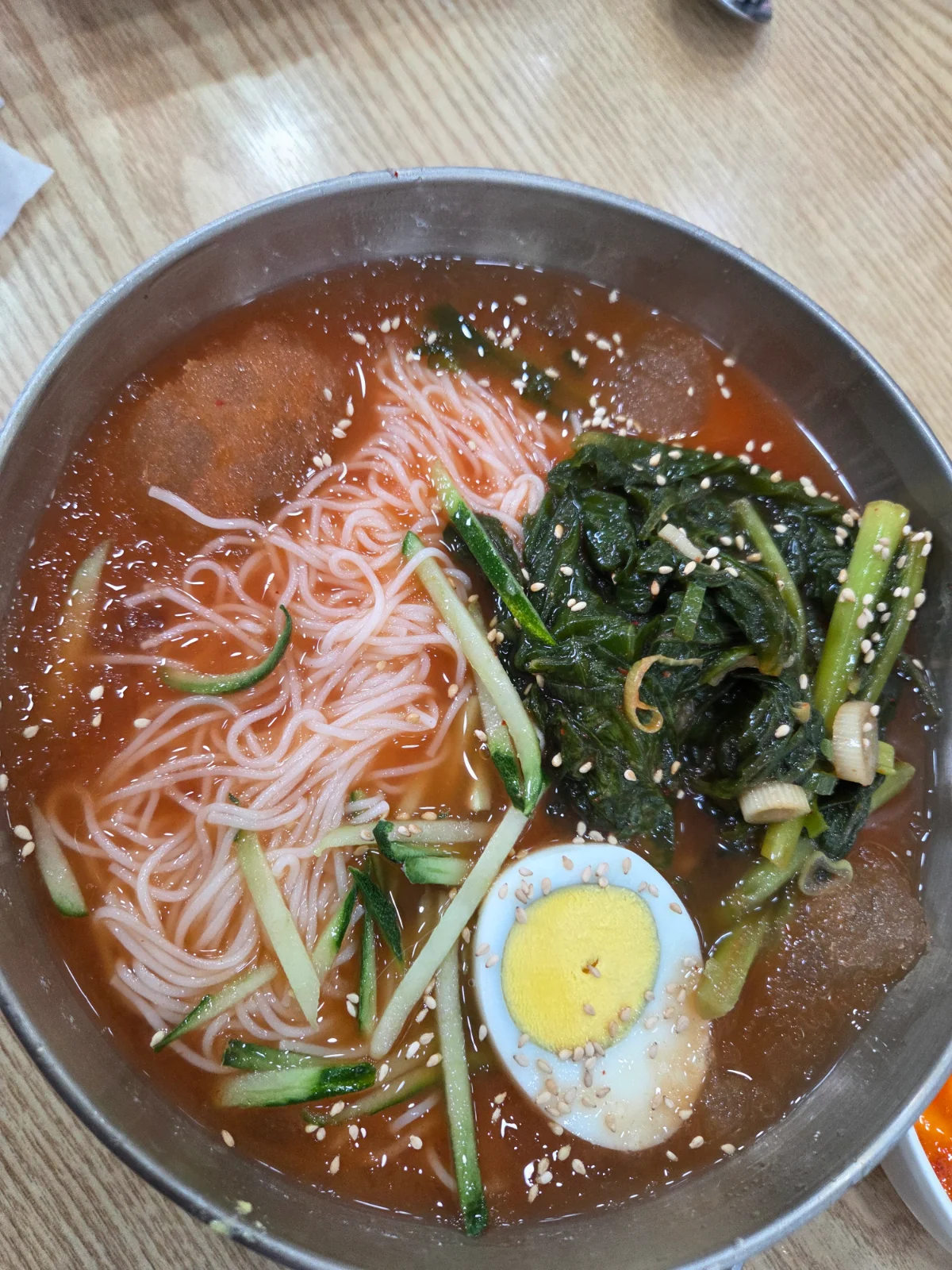 시원한 열무국수 먹습니다